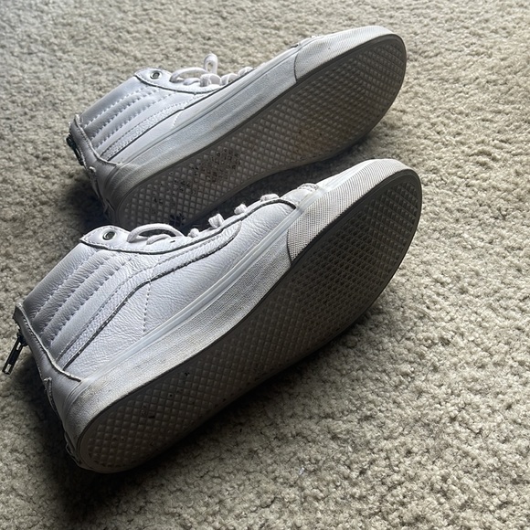 White leather vans used but in good shape with no stains - Picture 3 of 5